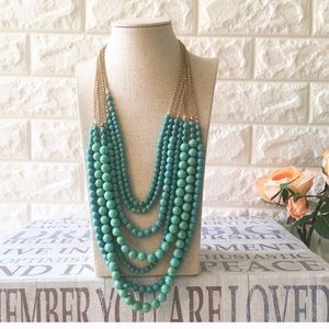 Multi strand turquoise necklace NWT